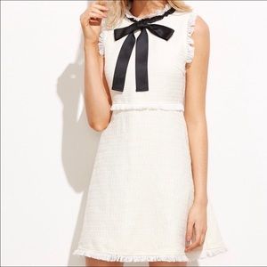 ✨Bow tie Tweed dress✨